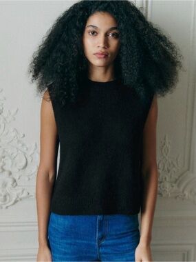 Sezane Samuel Jumper XS Black